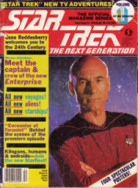 Cover of Star Trek: The Next Generation Magazine, Issue 1